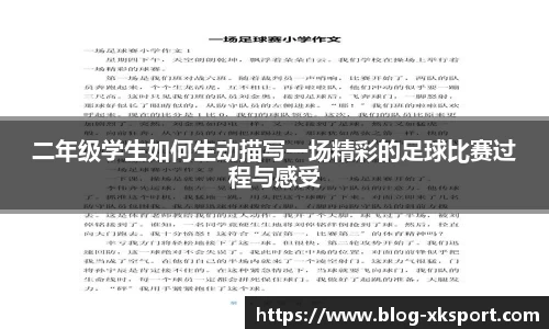 二年级学生如何生动描写一场精彩的足球比赛过程与感受
